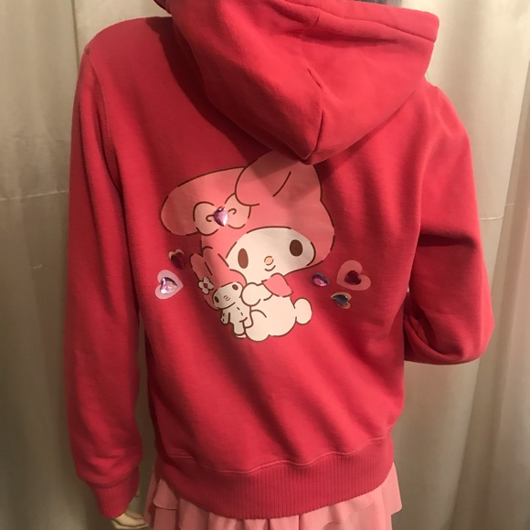 Adorable vintage y2k pink custom my melody hoodie🍭💕 - Picture 11 of 13